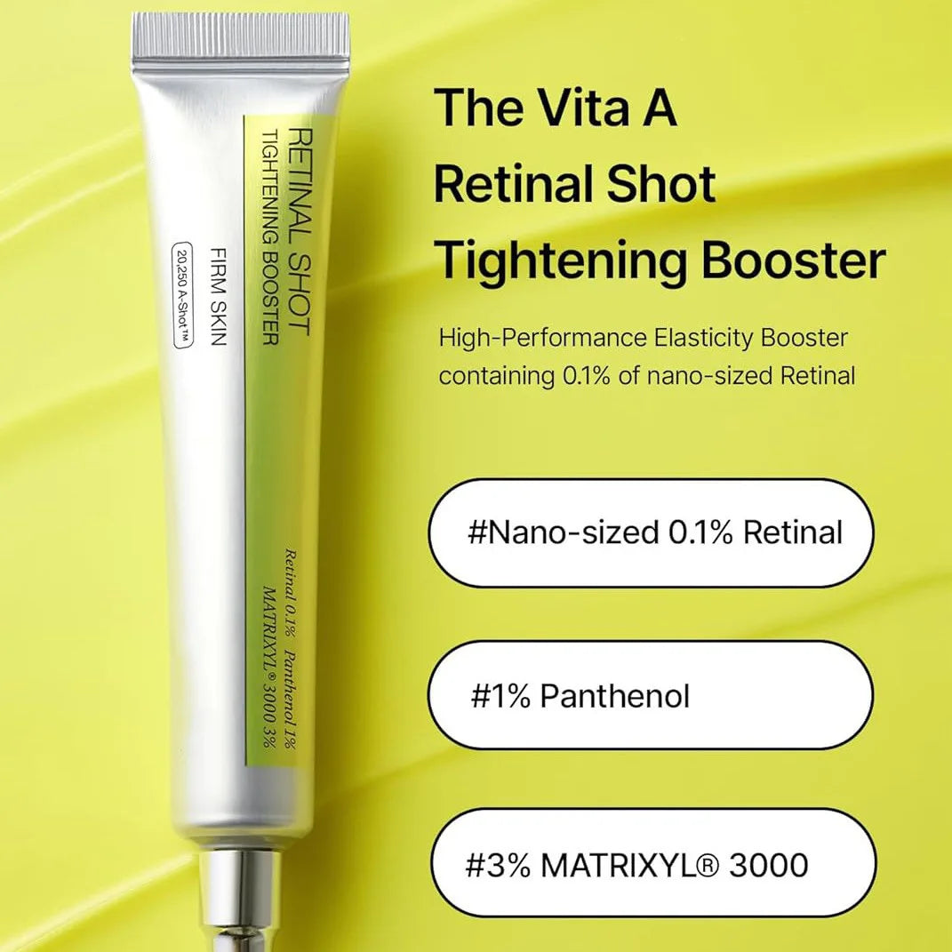 Sérum Coreano Retinol + Vitamina C - Reafirmante e Iluminador