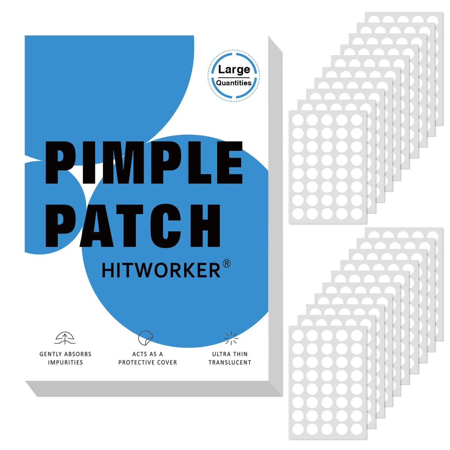 400/800 pieces parches invisibles anti acné UNISEX